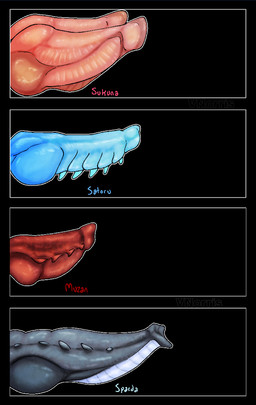 big_penis bioluminescence bioluminescent_penis black_background blue_penis chart comparing genitals glowing glowing_genitalia glowing_penis grey_penis group intersex knot knotted_penis long_penis male maleherm penis penis_chart pink_penis red_penis ridged_penis simple_background size_difference small_penis spiked_penis spikes spikes_(anatomy) text thick_penis puppetmaster13uwu mythology penis_lineup gojo_satoru muzan_kibutsuji sparda_(devil_may_cry) sukuna_(jujutsu_kaisen) animal_humanoid dragon dragon_humanoid dragon_taur humanoid mythological_creature mythological_scalie scalie taur english_text