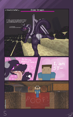 after_anal after_sex anthro big_breasts black_body bodily_fluids breasts clothed clothing comic_panel cum cum_drip cum_from_ass cum_in_ass cum_inside dialogue dream dreaming_about_sex dripping duo egg female genital_fluids genitals horn male male/female membrane_(anatomy) nude purple_eyes tail text wings tcg_(artist) microsoft minecraft mojang mythology xbox_game_studios jean_(minecraft) steve_(minecraft) dragon ender_dragon human mammal mythological_creature mythological_scalie scalie comic digital_media_(artwork) english_text hi_res