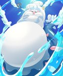 ambiguous_gender cloud confusion inflation solo water dlrowdog nintendo pokemon generation_7_pokemon mammal marine pinniped pokemon_(species) primarina