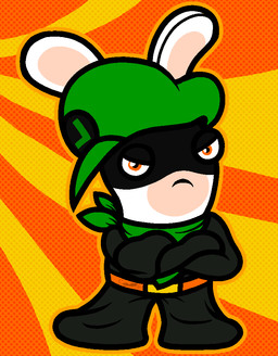 anthro belt belt_buckle black_jumpsuit black_mask buckle closed_frown clothed clothed_anthro clothed_male clothing frown frowning_at_viewer fully_clothed fully_clothed_anthro fully_clothed_male fur furrowed_eyebrows green_clothing green_hat green_headwear green_kerchief green_neckerchief hat headgear headwear kerchief long_ears looking_at_viewer male male_anthro mouth_closed multicolored_body neckerchief neckwear noseless orange_belt orange_eyes orange_outline outline simple_background solo tan_body tan_inner_ear tan_skin two_tone_body white_body white_fur captainquack64 mario_bros mario_plus_rabbids_kingdom_battle nintendo raving_rabbids rayman_(series) ubisoft rabbid_luigi rabbid_mr._l lagomorph mammal rabbid 2024 crossover digital_drawing_(artwork) digital_media_(artwork) english_description flat_colors