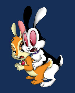 angry carrot duo food forced plant rape sex vegetable amegared bunnicula_(series) bunnicula veronica_(bunnicula) lagomorph leporid mammal rabbit vampire alpha_channel hi_res