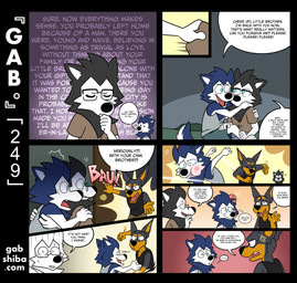 angry anthro black_body black_fur blue_body blue_fur bodily_fluids brown_body brown_countershading clothed clothing color_loss countershading cross-popping_vein dialogue door duo eight_frame_image face_punch forgiveness fur group head_bump hug male name_drop name_in_dialogue on_lap opening_door sitting_on_lap speech_bubble tears text thinking trio white_face gabshiba gab_(comic) bau_husky blau_husky karl_doberman canid canine canis dobermann domestic_dog husky mammal nordic_sled_dog pinscher spitz 2026 colored comic digital_drawing_(artwork) digital_media_(artwork) english_text hi_res brother_(lore) brothers_(lore) sibling_(lore)