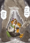 anthro bear better_late_than_never bodily_fluids breast_grab breasts butt comic cum cum_in_pussy cum_inside cum_on_leg daigaijin dialogue dreamworks english_text felid female flower genital_fluids genitals giant_panda green_eyes group hand_on_breast interspecies kung_fu_panda leopard male mammal master_po_ping master_tigress nude painting_(artwork) pantherine plant profanity pussy red_eyes slightly_chubby snow_leopard song_(kung_fu_panda) tail text tiger traditional_media_(artwork) watercolor_(artwork)