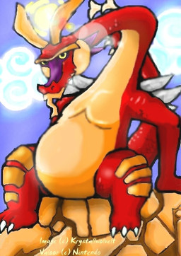 3_toes beard belly big_belly claws cloud eyebrows facial_hair feet goatee horn light long_neck looking_at_viewer male mountain outside slightly_chubby solo sun sunlight tail toes unibrow wings yellow_eyes krystallwolvelt mythology nintendo the_legend_of_zelda wind_waker mountain_top valoo dragon mythological_creature mythological_scalie scalie 2005 2007