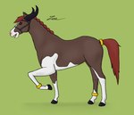 alternate_form feral zar zarvale equid equine horse mammal hi_res