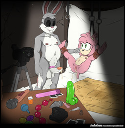 after_sex age_difference anal_beads anthro bdsm bodily_fluids buttplug camera cum cum_in_vagina cum_inside cum_string dildo drugs duo female genital_fluids genitals loli male male/female nude penis plug_(sex_toy) pregnancy_test sex_toy spread_legs spreading vibrator vulva young young_anthro aval0nx looney_tunes sega sonic_the_hedgehog_(series) warner_brothers amy_rose bugs_bunny eulipotyphlan hedgehog lagomorph leporid mammal rabbit