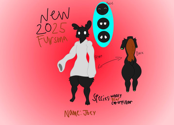 antennae_(anatomy) anthro arm_tuft back_tuft biped black_body black_fur bottomless butt casual_clothes chart cheek_tuft clothed clothing colorful_back facial_tuft fluffy front_view fur happy head_tuft leg_tuft long_sleeves male moody orange_body orange_fur oversized_clothing oversized_sweater oversized_topwear pawpads paws rear_view sad short_fur shoulder_tuft simple_background small_tail solo sweater sweater_only tail text topwear topwear_only tuft white_eyes mandro22 joey_(mandro22) arthropod caterpillar insect isabella_tiger_moth larva lepidopteran moth tiger_moth absurd_res english_text expression_sheet hi_res model_sheet