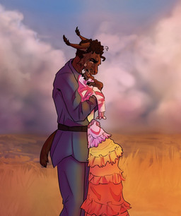 anthro bodily_fluids brown_hair brown_nose clothed clothing cloud crying curly_hair detailed_background dress ear_tuft ears_down eyebrows fully_clothed grass grief hair holding_clothing holding_dress holding_object male outside pivoted_ears plant sad short_hair short_tail side_view sky snout solo standing tail tears tuft chorny_vasiliok the_hunger_games fan_character caracal caracal_(genus) felid feline mammal 2025 digital_drawing_(artwork) digital_media_(artwork) shaded soft_shading