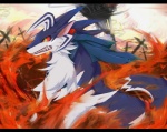 blue_fur canine cardliver dragoon86 feral fire fur horn live_on_cardliver_kakeru liveon male mane solo tategami_wolf wolf
Rating: Safe
Score: 1
User: nyudragon
Date: July 03, 2010