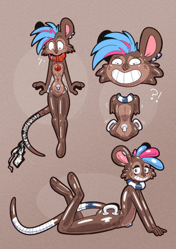 bell bell_collar brown_body brown_fur collar forced_smile fur inanimate_transformation male mouse_tail nude permanent_smile pooltoy_transformation red_collar solo surprised tail tail_wraps transformation wraps trevor-fox trevor-fox_(character) animate_inanimate mammal mouse murid murine rodent hi_res nonbinary_(lore)