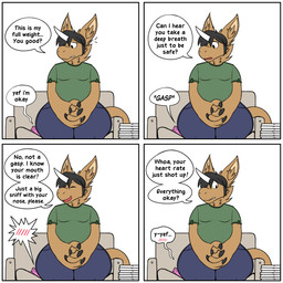 anthro asphyxiation breath_play butt butt_crush butt_smother butt_sniffing crush dominant dominant_male duo facesitting female female_on_bottom larger_male male male/female male_facesitting_female male_on_top on_bottom on_top sitting sitting_on_another size_difference smaller_female smothering sniffing sniffing_request submissive submissive_female text geckonori nintendo pokemon geno_(geckonori) silke_(geckonori) eeveelution generation_6_pokemon pokemon_(species) sylveon 1:1 english_text
