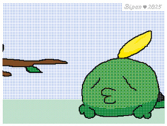 bodily_fluids crying dialogue eyes_closed feral green_body leaf poking poking_with_stick scared shaking simple_background speech_bubble stick tears teasing text bipan nintendo pokemon generation_3_pokemon goo_creature gulpin pokemon_(species) slime_(blob) 4:3 animated digital_media_(artwork) english_text flipnote_studio_(artwork) flipnote_studio_3d_(artwork) pixel_(artwork) pixel_animation