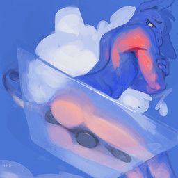 against_surface anthro anus ass_on_glass backsack balls biped butt cloud crossed_arms detailed_background equine_anus genitals glass looking_away low-angle_view male male_anthro narrowed_eyes nude nude_anthro nude_male on_glass outside penis puffy_anus sitting sky skyscape solo tail 7b7a2f equid equine mammal 1:1 2025 digital_media_(artwork) digital_painting_(artwork) hi_res painting_(artwork) signature