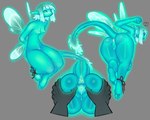 blue_body breasts duo female genitals micro nipples pussy tail tail_tuft tuft wings thecore34 fairy human humanoid mammal absurd_res hi_res