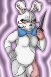 anthro black_eyes bow_ribbon doll fabric female fur grey_body grey_fur knife neon pink_body pink_fur red_sclera simple_background solo white_body white_fur darknetic five_nights_at_freddy's five_nights_at_freddy's:_security_breach scottgames steel_wool_studios vanny_(fnaf) animate_inanimate lagomorph leporid living_doll mammal rabbit 2021 absurd_res digital_media_(artwork) hi_res