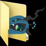 1:1 alpha_channel arthropod blues27xx changeling female folder friendship_is_magic green_eyes green_hair hair hasbro horn low_res my_little_pony queen_chrysalis_(mlp) simple_background solo transparent_background