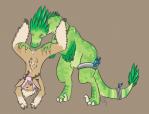 anthro anthro_on_feral avian bestiality cervine claws cunnilingus dinosaur erection feathers female feral hryssar interspecies lithulraptor male mammal oral oral_sex penis pussy_juice raptor rough scalie sex straight tongue tongue_out vaginal
Rating: Explicit
Score: 2
User: sorambit
Date: January 01, 2014