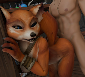 anthro anthro_penetrated blue_eyes breasts duo female female_penetrated fur furniture hand_on_butt human_on_anthro human_penetrating human_penetrating_anthro inside interspecies male male/female orange_body orange_fur penetration sex tail melo blizzard_entertainment warcraft faye_(warcraft) canid canine human mammal vulpera 2025 3d_(artwork) absurd_res digital_media_(artwork) hi_res