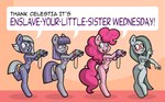 anthro anthrofied bdsm blush bondage bound breasts female female/female forced group group_nudity hair long_hair nude toonbat friendship_is_magic hasbro my_little_pony limestone_pie_(mlp) marble_pie_(mlp) maud_pie_(mlp) pinkie_pie_(mlp) equid equine horse mammal pony absurd_res hi_res incest_(lore)