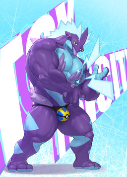 air_guitar anthro big_muscles ear_piercing eyebrow_piercing facial_piercing half-closed_eyes huge_muscles hyper hyper_muscles looking_at_viewer male mostly_nude muscular muscular_anthro muscular_male narrowed_eyes nipple_piercing nipples piercing solo tongue tongue_out fishingmanmax nintendo pokemon generation_8_pokemon low_key_toxtricity pokemon_(species) toxtricity absurd_res full-length_portrait hi_res portrait
