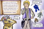 anthro belt beverage bonding coffee collar female fur gun_holster hair happy insane male protective rune slave text tired farfener links azee_(links) luke_(links) shiyan_(links) canid canine canis coyote human mammal wolf 2022 colored english_text sibling_(lore) sister_(lore)