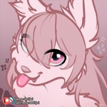 anthro fur gift hair simple_background solo sjevi 1:1 2024 hi_res sketch