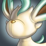 1:1 2023 ambiguous_gender animate_inanimate brown_inner_ear brown_nose bust_portrait digital_media_(artwork) dipstick_ears drone ear_markings eeveelution eyeless faceless_ambiguous faceless_character faceless_feral featureless_face feral generation_4_pokemon green_ears green_tuft head_tuft icon inflatable latex leafeon living_inflatable living_pool_toy low_res mouthless multicolored_ears nintendo pokemon pokemon_(species) pool_toy portrait posexe shaded simple_background soft_shading solo three-quarter_view tuft yellow_body yellow_face