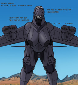 aircraft airplane anthro areola b-52_stratofortress back_wings big_areola big_breasts big_nipples breasts cockpit desert featureless_crotch female fin grey_body jet jet_engine looking_at_viewer machine metallic_body mountain nipples not_furry nude nude_anthro nude_female outside sky smile solo tail tail_fin text thick_thighs vehicle wings qwerty1989 b-52 aeromorph living_aircraft living_machine living_vehicle absurd_res digital_media_(artwork) english_text hi_res