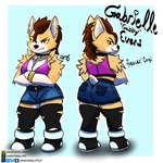 alternative_fashion anthro arm_tuft big_breasts black_clothing black_legwear black_nose black_stockings blue_bottomwear blue_clothing blue_skirt boots bottomwear breasts brown_hair chest_tuft choker cleavage clothed clothed_anthro clothed_female clothing collar crop_top crossed_arms curvy_figure denim denim_bottomwear denim_clothing denim_skirt fangs fangs_bared female fluffy fluffy_chest footwear front_view fur furgonomic_bottomwear furgonomics gold_(metal) gold_jewelry gyaru hair hourglass_figure j-fashion jewelry legwear looking_at_viewer looking_back miniskirt mullet multicolored_body multicolored_fur necklace pink_clothing rear_view shirt shoes shoulder_tuft simple_background sinister_smile skirt sleeveless_clothing small_tail smile smiling_at_viewer smirk smirking_at_viewer solo standing stockings tail tan_body tan_fur teeth text thick_thighs topwear torn_clothing torn_legwear torn_stockings tuft wide_hipped_anthro wide_hipped_female wide_hips yellow_eyes sinisterslyfox canid canine canis domestic_dog herding_dog mammal pastoral_dog welsh_corgi 1:1 cel_shading english_description english_text hi_res shaded