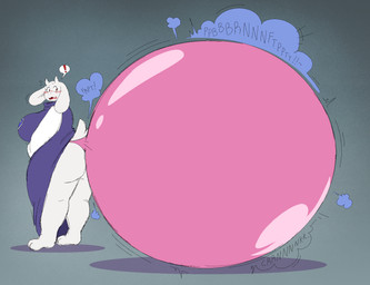 anthro big_breasts big_butt black_eyebrows blue_fart blue_gas blush breasts butt clothing clothing_inflation embarrassed exclamation_point eyebrows fart fart_fetish fart_inflation female grey_background horn huge_breasts huge_butt hyper hyper_inflation inflation motion_lines onomatopoeia open_mouth panties panties_inflation pink_clothing pink_panties pink_tongue pink_underwear purple_clothing purple_robe red_eyes red_mouth robe scut_tail short_tail simple_background solo sound_effects swelling tail text thick_thighs tongue underwear white_body white_ears white_horn white_tail beeblimp jalpunny third-party_edit undertale_(series) toriel bovid caprine goat mammal 2025 color_edit colored digital_drawing_(artwork) digital_media_(artwork) flat_colors hi_res