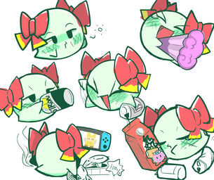 alcohol beverage beverage_carton big_bow blush bow_ribbon can container drinking drinking_alcohol drunk electronics female folding_fan game_console gaming ghost_tail green_body half-closed_eyes hand_fan head_bow holding_beverage holding_can holding_container holding_fan holding_object joystick laugh narrowed_eyes ojou_laugh open_mouth open_smile simple_background smile solo substance_intoxication switch_console white_background seologi mario_bros nintendo nintendo_switch paper_mario lady_bow boo_(mario) ghost sphere_creature spirit 2020 absurd_res digital_drawing_(artwork) digital_media_(artwork) hi_res multiple_images