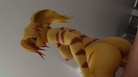 anthro anthro_penetrated breasts butt duo female female_penetrated genitals hair interspecies male male/female male_penetrating male_penetrating_female nipples penetration penis sex vaginal skeptail warfaremachine_(modeler) ratchet_and_clank sony_corporation sony_interactive_entertainment angela_cross human mammal animated hi_res short_playtime sound webm