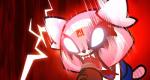 aggretsuko ailurid alternate_species angry anthro anthrofied crossover daily-incineroar electronics eyelashes female fur generation_7_pokemon glowing glowing_eyes holding_microphone holding_object mammal microphone nintendo open_mouth pink_body pink_fur pokemon pokemon_(species) pokemorph retsuko sanrio screaming simple_background singing solo stufful