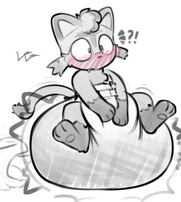 after_transformation ambiguous_gender big_diaper blush blush_lines bodily_fluids clothed clothing confusion diaper diaper_only dipstick_tail drooling excessive_feces facial_markings feces feral gloves_(marking) hand_on_diaper head_markings hyper hyper_feces hyper_soiling interrobang leg_markings markings open_mouth pooping saliva simple_background sitting socks_(marking) soiled_diaper soiling soiling_diaper solo tail tail_markings text topless touching_diaper unclean_diaper used_diaper wearing_diaper whiskers white_background ludis-luteo nintendo pokemon rikima_(rikimafoxcat) generation_7_pokemon litten pokemon_(species) 2022 absurd_res artist_name black_and_white_and_red full-length_portrait hi_res portrait signature