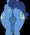 alpha_channel anus backsack balls blue_hair bodily_fluids butt cool77778 cum cutie_mark equid equine erection feral friendship_is_magic genital_fluids genitals hair hasbro horse male mammal my_little_pony night_light_(mlp) nude penis penis_tuck pony simple_background solo tail transparent_background