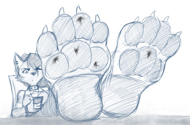 blood bodily_fluids claws feet foot_crush foot_fetish foot_focus hindpaw macro_female paws piercing propped_up splat toe_claws masterexalt hellaverse helluva_boss mythology spindlehorse_toons loona_(helluva_boss) canid canid_demon canine demon hellhound mammal mythological_canine mythological_creature 2026 hi_res