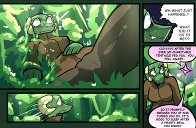 anthro bodily_fluids camel_toe clothed clothing dialogue duo female horn speech_bubble sweat text brradett lernie_(brradett) love_goddess_(brradett) scalie absurd_res colored comic digital_media_(artwork) english_text hi_res