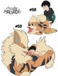 all_fours arcanine bestiality black_body black_eyes black_fur bodily_fluids canid canine claws clothing doggystyle duo eyes_closed female female_on_human female_penetrated feral feral_penetrated from_behind_position fur generation_1_pokemon genital_fluids genitals growlithe hashtag human human_on_feral human_penetrating human_penetrating_feral id_number interspecies josemalvado larger_female larger_feral larger_penetrated licking lying male male/female male_on_feral male_penetrating male_penetrating_female mammal muscular nintendo number on_back open_mouth orange_body orange_fur penetration penile penile_penetration penis penis_in_pussy plump_labia pokemon pokemon_(species) pokemon_trainer pokephilia pussy pussy_juice_on_penis sex size_difference small_dom_big_sub smaller_human smaller_male teeth tongue tongue_out vaginal vaginal_fluids vaginal_penetration yellow_body yellow_fur