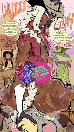 advertisement anal big_butt blonde_hair braided_hair braided_ponytail braided_tail brown_body butt clothing cowboy_hat facesitting female flat_chested green_body grey_body hair hat headgear headwear male male/female poncho poncho_only ponytail sitting_on_another tail kenno_arkkan my_life_with_fel green_(my_life_with_fel) mary_(my_life_with_fel) monica_(my_life_with_fel) waylon_(thecosmicwolf33) equid equine horse mammal murid murine rat reptile rodent scalie snake tortoise turtle 2025 9:16 adversarial_noise digital_media_(artwork) hi_res