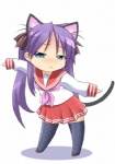 :< :o <:< >:< absolute_territory arms_bent asian_clothing blue_eyes blush cat_tail chibi closed_frown clothing dancing east_asian_clothing extended_arms eyes_closed female frown hair japanese_clothing japanese_school_uniform legwear long_hair long_sleeves mouth_closed open_mouth pigtails purple_hair raised_arms raised_hand school_uniform serafuku smile solo spread_arms straight_legs tail thigh_highs uniform young nakki lucky_star squeak_squeak_squeak_nya! kagami_hiiragi animal_humanoid cat_humanoid felid felid_humanoid feline feline_humanoid humanoid mammal mammal_humanoid 2d_animation animated animation_meme frame_by_frame low_res meme short_playtime