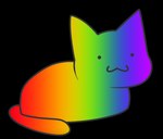 :3 ambiguous_gender dot_eyes feral fur lgbt_pride loaf lying multicolored_body multicolored_fur pride_colors rainbow_body rainbow_fur rainbow_pride_colors simple_background six-stripe_rainbow_pride_colors smile solo tail gooblie_2 lgbt_pride_month mythology domestic_cat felid feline felis mammal mythological_creature alpha_channel