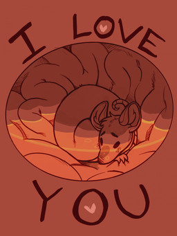 ambiguous_gender ambiguous_prey anthro blush bodily_fluids claws curled_up feral feral_prey fur hairless_tail heart_symbol i_love_you inside_stomach internal mouse_tail oral_vore solo stomach_acid tail text unseen_pred vore voraciousollie mammal mouse murid murine rodent 3:4 english_text hi_res restricted_palette