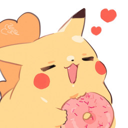 black_markings blush_marks cleft_tail dessert doughnut eyes_closed female female_feral feral food heart_symbol holding_doughnut holding_food holding_object markings open_mouth pastry pink_frosted_sprinkled_doughnut simple_background small_nose solo tail white_background yellow_body yellow_tail mon_ster_s nintendo pokemon generation_1_pokemon pikachu pokemon_(species) 1:1 colored colored_sketch digital_drawing_(artwork) digital_media_(artwork) shaded sketch