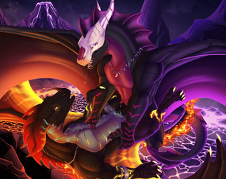 claws duo erection feet female female_penetrated feral feral_on_feral feral_penetrated feral_penetrating feral_penetrating_feral fingers genitals horn male male/female male_penetrating male_penetrating_female penetration penile penile_penetration penis penis_in_vagina sex smile tail teeth toes tongue vaginal vaginal_penetration vulva wings blackbatwolf mythology dragon mythological_creature mythological_scalie scalie 2026 absurd_res digital_drawing_(artwork) digital_media_(artwork) hi_res