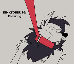 anthro collar leash leash_pull leashed_collar male solo tongue tongue_out rusheloc kinktober kinktober_2025 mythology rush_eloc_(rusheloc) canid canine canis mammal mythological_canine mythological_creature werecanid werecanine werecreature werewolf wolf 2025