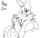 anthro big_breasts breast_play breast_squish breasts clothing collar duo female genitals male male/female penis sex shirt solo_focus squish titfuck topwear torn_clothing torn_shirt torn_topwear chezz_daem nintendo pokemon eeveelution generation_1_pokemon jolteon pokemon_(species) absurd_res hi_res monochrome