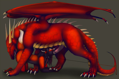 69_position all_fours anthro anthro_on_bottom anthro_on_feral anthro_penetrated back_spikes belly bestiality black_body black_fur bodily_fluids claws collar cunnilingus dipstick_tail dominant drooling duo erection eyes_closed face_fucking face_mounting fellatio female female_on_bottom female_on_feral female_penetrated feral feral_on_top feral_penetrating feral_penetrating_anthro forced forced_oral fur genitals head_spikes horn interspecies irrumatio larger_dom larger_feral larger_male larger_on_top leash leash_pull leg_markings licking looking_back male male/female male_on_top male_penetrating male_penetrating_female markings membrane_(anatomy) membranous_wings multicolored_tail nude on_bottom on_top open_mouth oral orange_body orange_fur penetration penile penile_penetration penis penis_in_mouth red_body red_eyes red_fur red_scales saliva saliva_on_penis scales servicing_from_below sex sharp_teeth side_view size_difference smaller_anthro smaller_female smaller_on_bottom smaller_penetrated socks_(marking) spiked_tail spikes spikes_(anatomy) tail tail_markings teeth tongue tongue_out vaginal white_claws wing_claws wings yellow_belly yellow_genital_slit yellow_horn ifus european_mythology mythology mnementh canid canine dragon fox mammal mythological_creature mythological_scalie scalie western_dragon 2010 digital_media_(artwork)