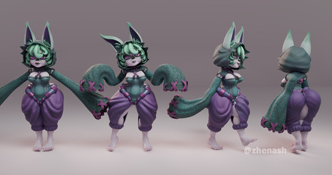 big_butt bottom_heavy bottomwear breasts butt clothing eyelashes female freckled_face freckles green_hair hair huge_butt huge_hips huge_thighs humanoid_pointy_ears inner_ear_fluff leotard long_eyelashes long_sleeves medium_breasts oversized_bottomwear oversized_clothing oversized_pants pants pink_eyes pointy_ears shortstack shortstack_female soft_abs solo thick_thighs tuft wide_hips zhenash league_of_legends riot_games tencent vex_(lol) humanoid yordle 256:135 hi_res