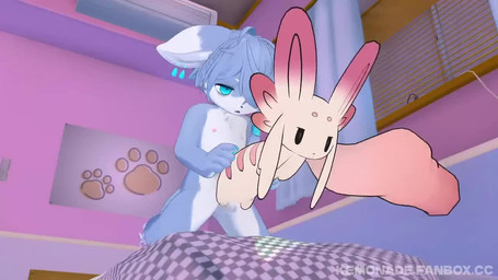 anal anthro anus balls bedroom bodily_fluids cum cum_inside doggystyle duo female female_penetrated femboy from_behind_position genital_fluids genitals josou_seme kemono looking_pleasured male male/female male_penetrating male_penetrating_female nipples nude penetration sex young kemonade ku_(mofuaki) canid canine fox mammal 16:9 3d_(artwork) 3d_animation animated censored digital_media_(artwork) high_framerate long_playtime mosaic_censorship sound video widescreen