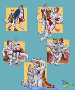 alcohol anal anal_orgasm anal_penetration anthro apron armwear asian_clothing ball_tuft balls bathing bell bell_collar belly beverage big_balls big_belly big_penis blush bodily_fluids brown_eyes bulge chinese_clothing clothing collar comic_panel container cum cum_in_ass cum_inside cum_on_balls cumshot cup curling_toes digitigrade dripping drunk dudou duo ear_piercing ear_ring east_asian_clothing ejaculation erection erection_under_clothing eyes_closed feet fin footwear french_kissing fundoshi fur furgonomics genital_fluids genitals hands-free interspecies japanese_clothing kimono kissing looking_at_another male male/male married_couple motion_lines nipple_piercing nipples orange_body orgasm penetration penis penis_poking_out piercing pink_body pink_fur pink_penis plantigrade red_clothing red_fundoshi red_underwear ring ring_piercing scales sex shoes sitting sitting_on_another size_difference small_penis soaked substance_intoxication sweat tail tenting tongue tongue_out tuft underwear undressing vein veiny_penis washcloth water wet whiskers white_body white_fur white_penis wispypie amur_carp animal_humanoid aquatic aquatic_humanoid canid canine carp cyprinid cypriniform fish fish_humanoid fox humanoid koi mammal typical_carp 5:6 comic digital_drawing_(artwork) digital_media_(artwork) hi_res watermark